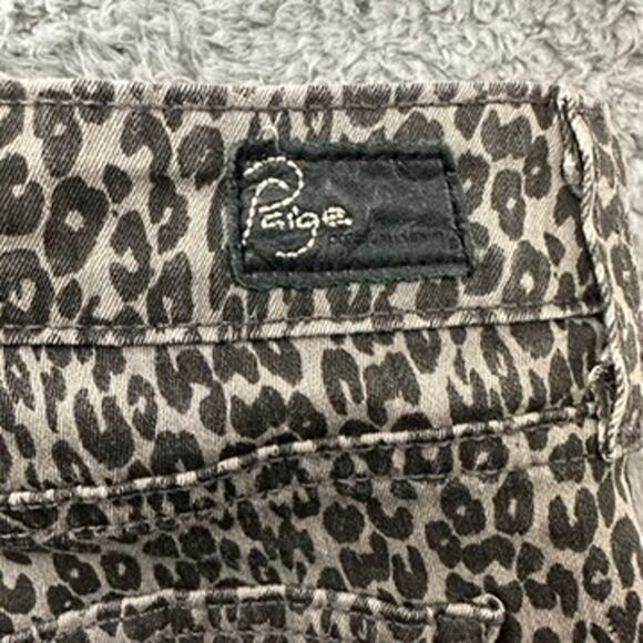 Paige Verdugo Leggings Size‎ 31 Jeans Leopard Print Stretchy Mid Rise Comfort - Picture 8 of 10